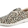 Roper Women's "Hang Loose" Tan Leopard Moc -Shoe Promotion Store 0902117932971