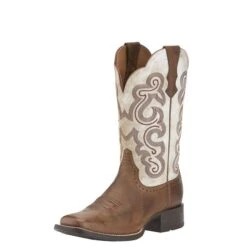 Ariat Quickdraw Women's Western Boot -Shoe Promotion Store 10015318 3 4 front