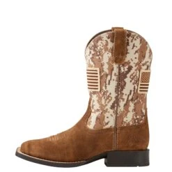 Ariat Boy's Camo Print Boot -Shoe Promotion Store 10019913 side