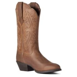 Ariat Women's Heritage R Toe StretchFit Western Boot -Shoe Promotion Store 10038380 medial