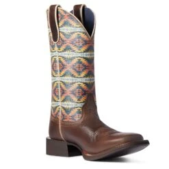Ariat Women's Brown Pendleton Circuit Square Toe -Shoe Promotion Store 10038476 medial 1