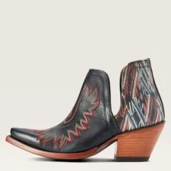 Ariat Black And Red Chimayo Dixon Boots -Shoe Promotion Store 10042580 side warm