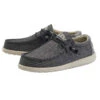 Heydude Hey Dude Wally Chambray Black -Shoe Promotion Store 1106