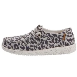 Heydude Hey Dude Wendy Cheetah Grey -Shoe Promotion Store 121413091 WENDY WOVEN CHEETAH GREY 01