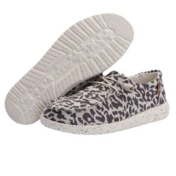 Heydude Hey Dude Wendy Cheetah Grey -Shoe Promotion Store 121413091 WENDY WOVEN CHEETAH GREY 03