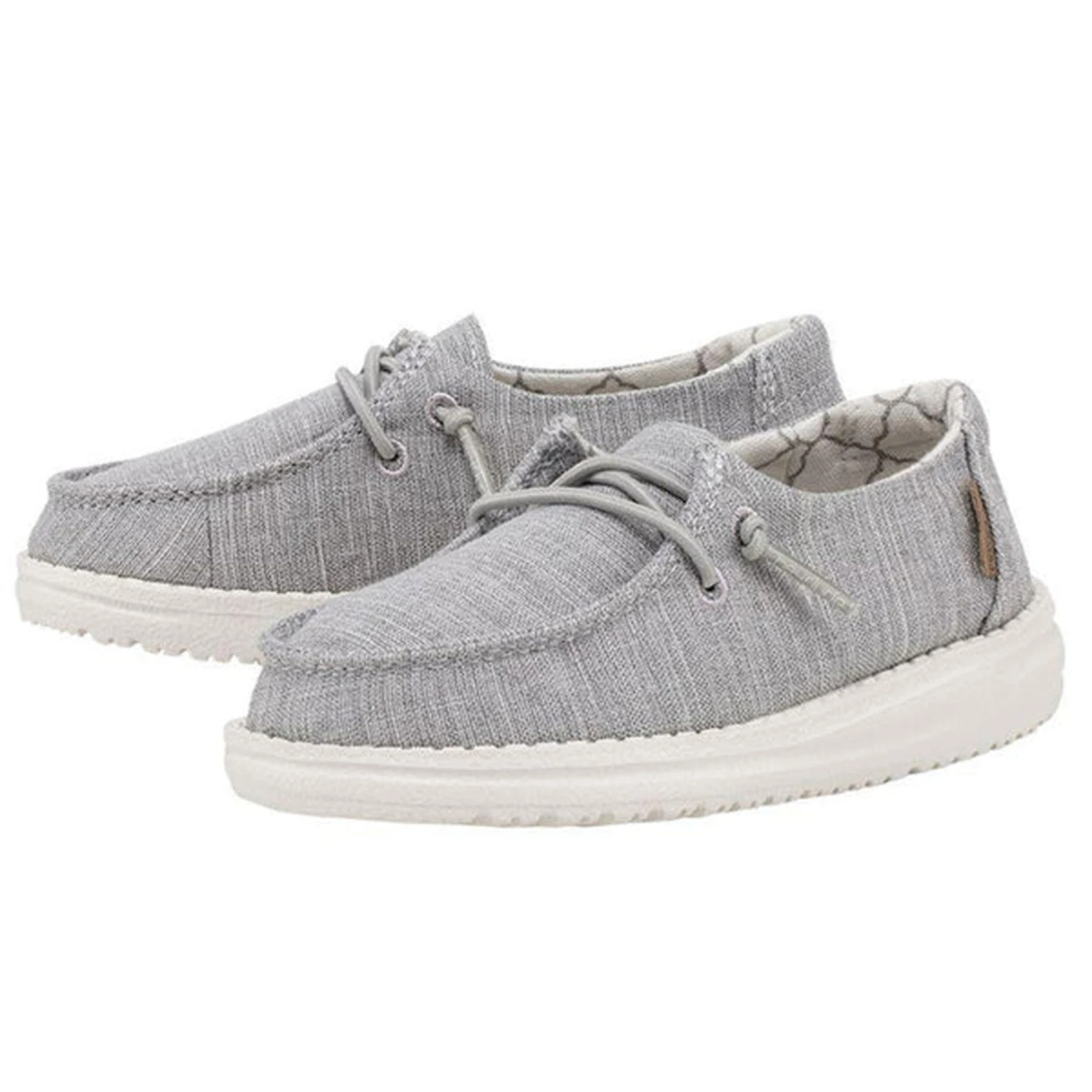 Heydude Toddler Hey Dude Wendy Linen Grey Shoe 4 Heydude Toddler Hey Dude Wendy Linen Grey Shoe - Image 2