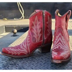 Corral Boots Corral Red Ankle Boot 14 Corral Boots Corral Red Ankle Boot -Shoe Promotion Store 20211202 152746
