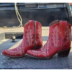 Corral Boots Corral Red Ankle Boot 15 Corral Boots Corral Red Ankle Boot -Shoe Promotion Store 20211202 152754