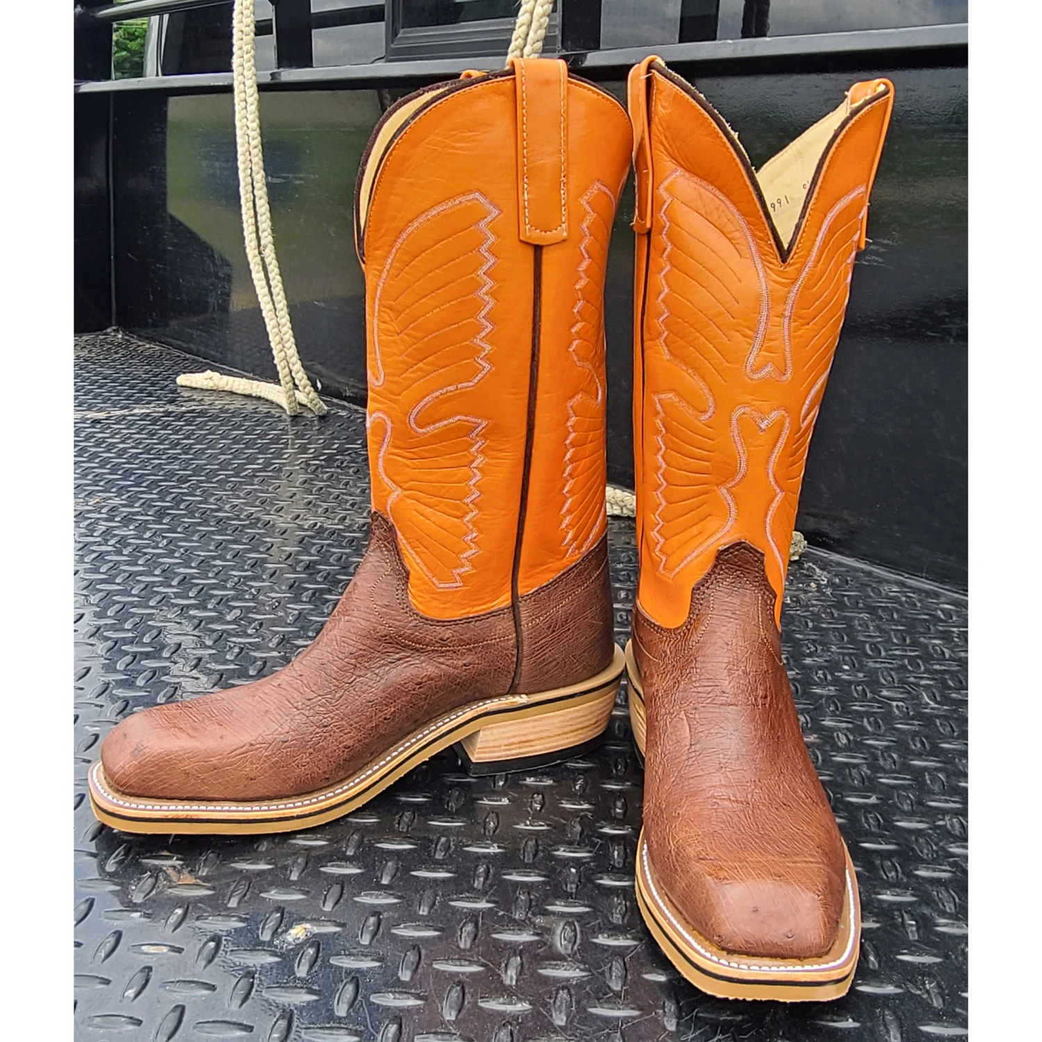 Olathe Smooth Ostrich Boots 4 Olathe Smooth Ostrich Boots - Image 2