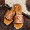 American Darling Tooled Slide Sandal -Shoe Promotion Store 20230208 141118