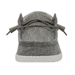 Heydude Hey Dude Men's Wally Ascend Woven Carbon -Shoe Promotion Store 40002 0YK WALLYASCENDWOVEN CARBON LEFTFRONT