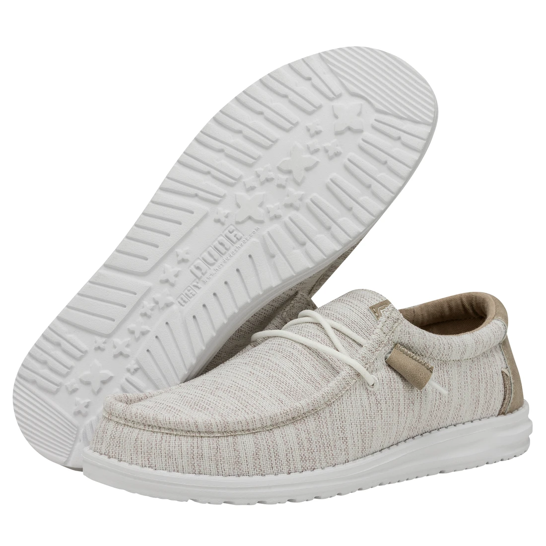 Heydude Hey Dude Men's Wally Ascended Woven Ivory Coast 5 Heydude Hey Dude Men's Wally Ascended Woven Ivory Coast - Image 3