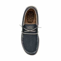 Heydude Hey Dude Men's Wally Braided Blue Night 14 Heydude Hey Dude Men's Wally Braided Blue Night -Shoe Promotion Store 40003 4NM WALLBRAIDED BLUENIGHT RIGHTTOP