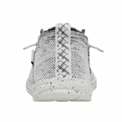 Heydude HEY DUDE WALLY HALO STONE WHITE -Shoe Promotion Store 40014 1KA WALLYHALO STONEWHITE LEFTBACK