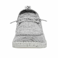 Heydude HEY DUDE WALLY HALO STONE WHITE -Shoe Promotion Store 40014 1KA WALLYHALO STONEWHITE LEFTFRONT
