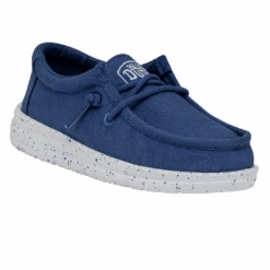 Heydude Hey Dude Wally Toddler Slub Canvas True Blue 18 Heydude Hey Dude Wally Toddler Slub Canvas True Blue -Shoe Promotion Store 40029 428 WALLYTODDLERSLUBCANVAS TRUEBLUE RIGHTANGLE