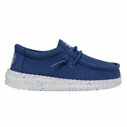Heydude Hey Dude Wally Toddler Slub Canvas True Blue 17 Heydude Hey Dude Wally Toddler Slub Canvas True Blue -Shoe Promotion Store 40029 428 WALLYTODDLERSLUBCANVAS TRUEBLUE RIGHTSIDE