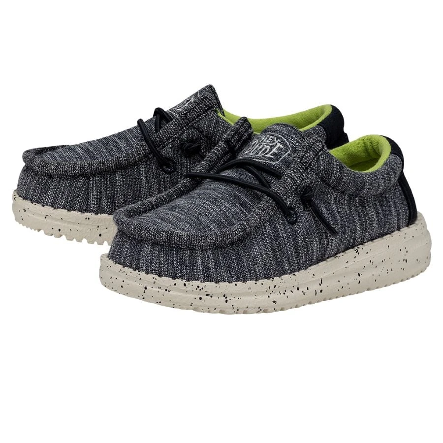 Heydude Hey Dude Wally Toddler Stretch Speckled Navy 3 Heydude Hey Dude Wally Toddler Stretch Speckled Navy