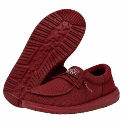Heydude Hey Dude Youth Wally Funk Mono Red 11 Heydude Hey Dude Youth Wally Funk Mono Red -Shoe Promotion Store 40045 610 WALLYYOUTHFUNKMONO RED PAIRBOTTOM