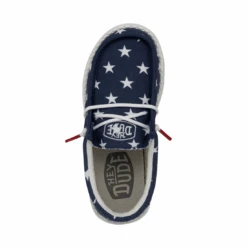 Heydude Hey Dude Youth Wally American Flag 13 Heydude Hey Dude Youth Wally American Flag -Shoe Promotion Store 40046 9CW WALLYYOUTHPATRIOTIC AMERICANFLAG LEFTTOP