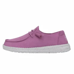 Heydude Hey Dude Wendy Slub Canvas Violet 12 Heydude Hey Dude Wendy Slub Canvas Violet -Shoe Promotion Store 40063 508 WENDYSLUBCANVAS VIOLET LEFTSIDE