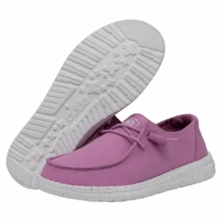 Heydude Hey Dude Wendy Slub Canvas Violet 13 Heydude Hey Dude Wendy Slub Canvas Violet -Shoe Promotion Store 40063 508 WENDYSLUBCANVAS VIOLET PAIRBOTTOM