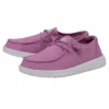 Heydude Hey Dude Wendy Slub Canvas Violet -Shoe Promotion Store 40063 508 WENDYSLUBCANVAS VIOLET PAIRSIDE