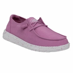 Heydude Hey Dude Wendy Slub Canvas Violet 14 Heydude Hey Dude Wendy Slub Canvas Violet -Shoe Promotion Store 40063 508 WENDYSLUBCANVAS VIOLET RIGHTANGLE
