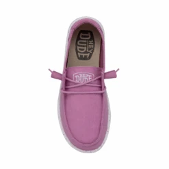 Heydude Hey Dude Wendy Slub Canvas Violet 15 Heydude Hey Dude Wendy Slub Canvas Violet -Shoe Promotion Store 40063 508 WENDYSLUBCANVAS VIOLET RIGHTTOP