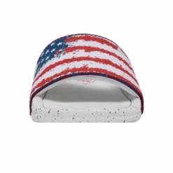 Heydude Hey Dude Chandler Knit Flag Slides -Shoe Promotion Store 40114 1JR CHANDLERKNIT FLAG LEFTFRONT