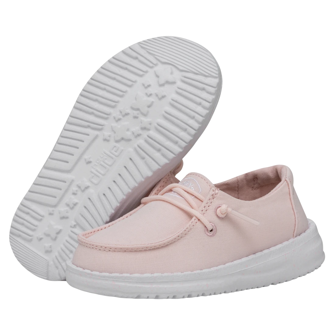 Heydude Hey Dude Wendy Toddler Slub Canvas Pink 4 Heydude Hey Dude Wendy Toddler Slub Canvas Pink - Image 2