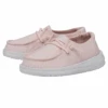 Heydude Hey Dude Wendy Toddler Slub Canvas Pink -Shoe Promotion Store 40144 680 WENDYTODDLERSLUBCANVAS PINK PAIRSIDE