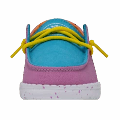 Heydude Hey Dude Wendy Toddler Slub Color Block 15 Heydude Hey Dude Wendy Toddler Slub Color Block -Shoe Promotion Store 40144 9CI WENDYTODDLERSLUBCANVAS COLORBLOCK LEFTFRONT