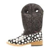 Kid's Pearl Polka Dot Square Toe Boots -Shoe Promotion Store 4474001