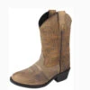 Smoky Mountain Child's Tan Otis Round Toe Roper Boot 2 Smoky Mountain Child's Tan Otis Round Toe Roper Boot -Shoe Promotion Store 4633672475