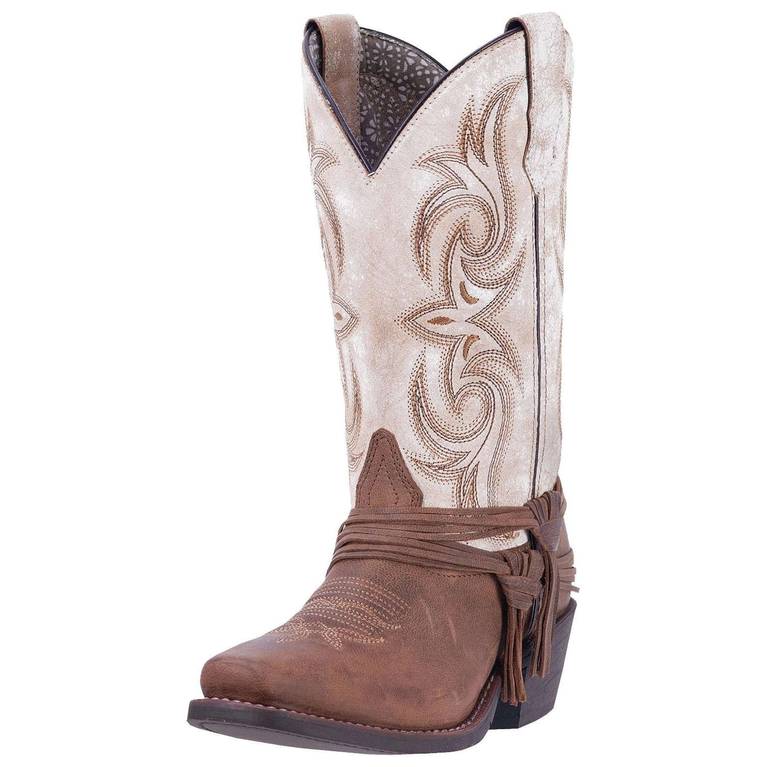 Laredo Women's White Myra Square Toe Boot 3 Laredo Women's White Myra Square Toe Boot
