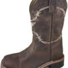 Kid's Brown Tan Barbwire Square Toe Boots -Shoe Promotion Store 615OjkEbyIL. AC UY395