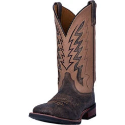 Laredo' Brown And Tan Dalton Square Toe