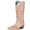 Corral Boots Corral White & Neon Boots -Shoe Promotion Store C3980