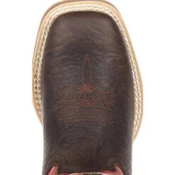 Durango Little Kid's Chestnut And Red Square Toe Boot -Shoe Promotion Store DBT0220C 6 LARGE 2481396c 188d 48f1 848f 13e224860335