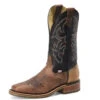 Double H Kenia Brown And Black Top Boot