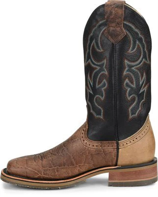 Double H Kenia Brown And Black Top Boot 5 Double H Kenia Brown And Black Top Boot - Image 3