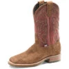 Double H Men's Roughout Red Top Square Toe Boots -Shoe Promotion Store DH4853