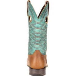 Durango Women's Wheat And Teal Rebel Pro Square Toe Boot -Shoe Promotion Store DRD0353 4 LARGE 5995e646 564e 420e 8a6e 6e53dd2a98ec