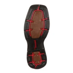 Durango Kids Tan & Black Square Toe Boot 9 Durango Kids Tan & Black Square Toe Boot -Shoe Promotion Store DWBT049 outsole