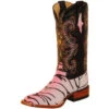 Women's Pink Tiger Stingray Print Boots -Shoe Promotion Store FerriniBoots90593 20