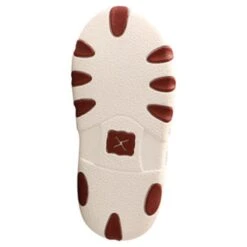 Twisted X Red And Brown Aztec Infant Moccasins -Shoe Promotion Store IHYC001 3