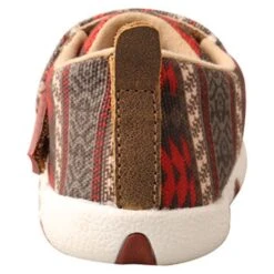 Twisted X Red And Brown Aztec Infant Moccasins -Shoe Promotion Store IHYC001 6