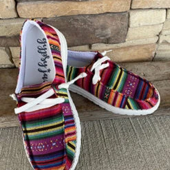 Multi Colored Slip-On Gypsy Jazz