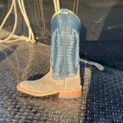 Anderson Bean Women's Grey & Regal Blue Waxy Kudu Boots 9 Anderson Bean Women's Grey & Regal Blue Waxy Kudu Boots -Shoe Promotion Store IMG 6016